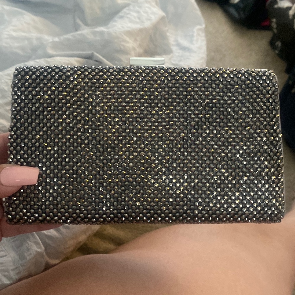 Evening bay with gunmetal rhinestones bought in 2018 NWT